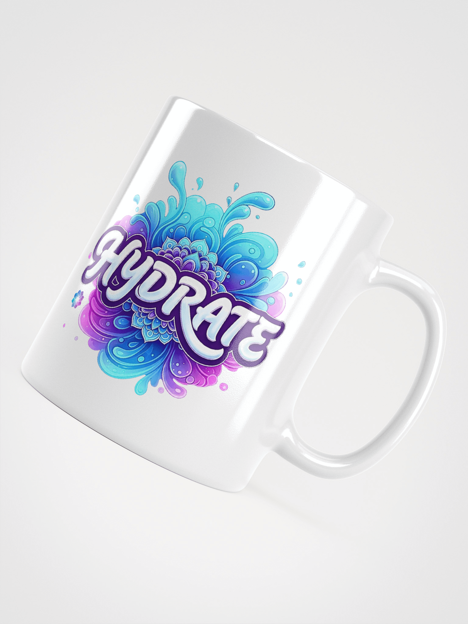 Hydrate Splash White Mug product image (4)