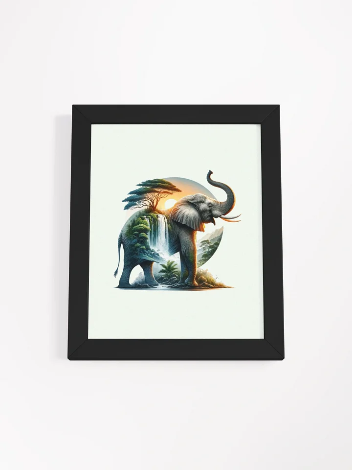 Surreal Elephant Landscape Framed Poster product image (1)