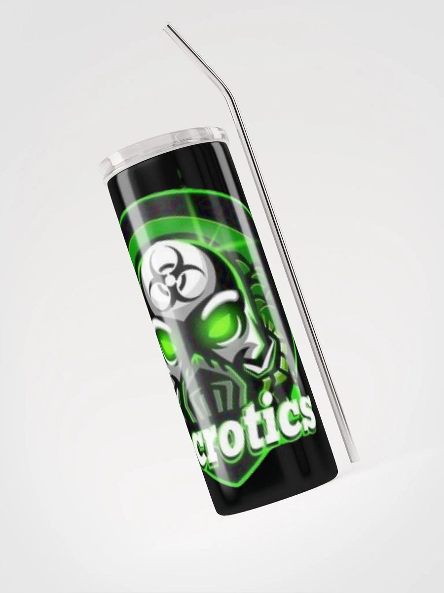 Necrotics Biohazard Skull Stainless Steel Tumbler product image (3)