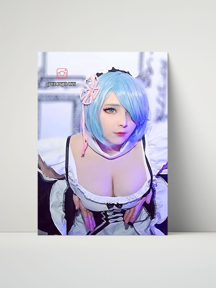 Re:Zero - Rem Cosplay Metal Print (JuicyJinxs) - 8"x10" product image (1)