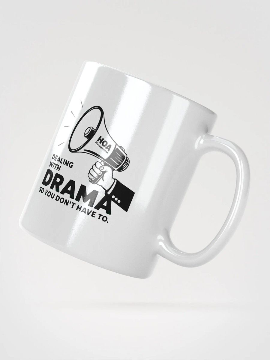 HOA Management Drama White Glossy Mug product image (6)