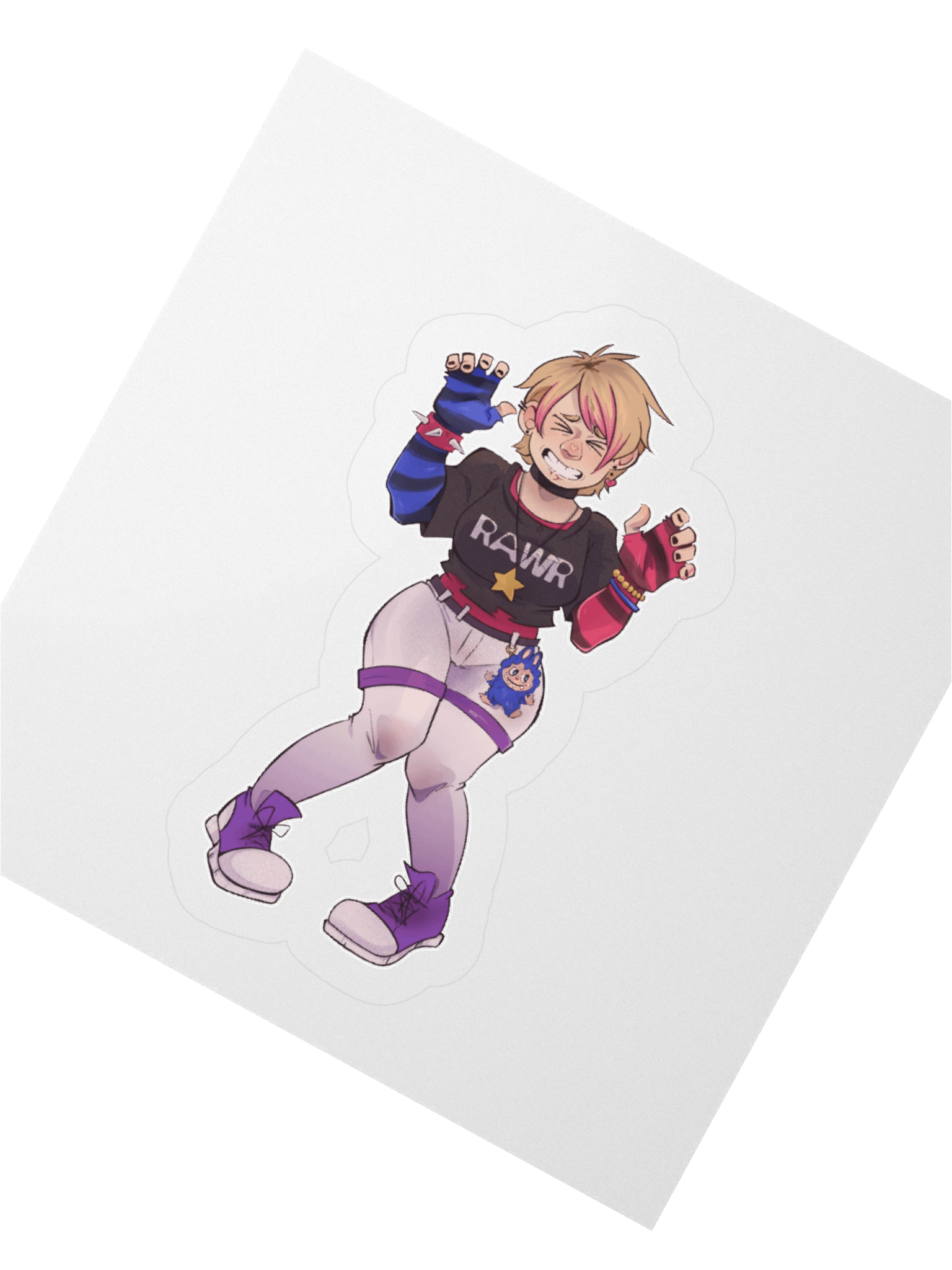 Uhm . . . Rawr! XD Sticker product image (2)