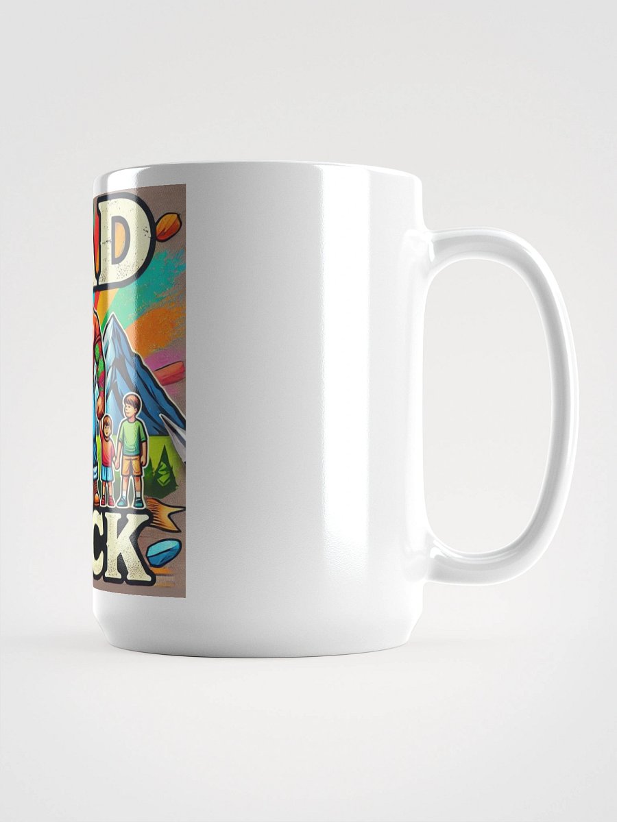 Dad The Rock White Glossy Mug product image (1)