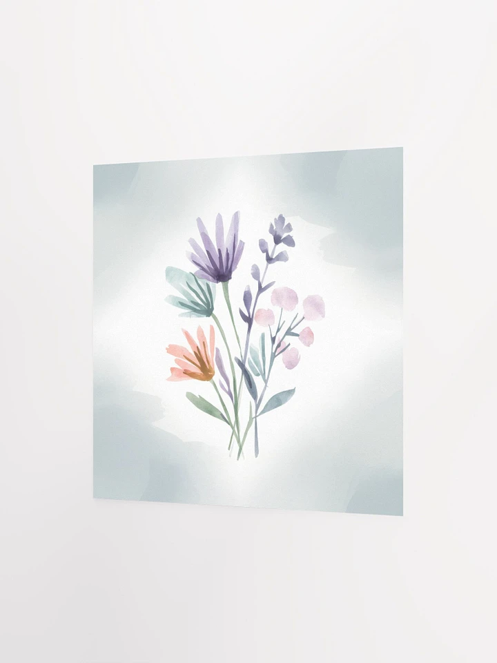 Pastel Petals Watercolor - Poster product image (2)