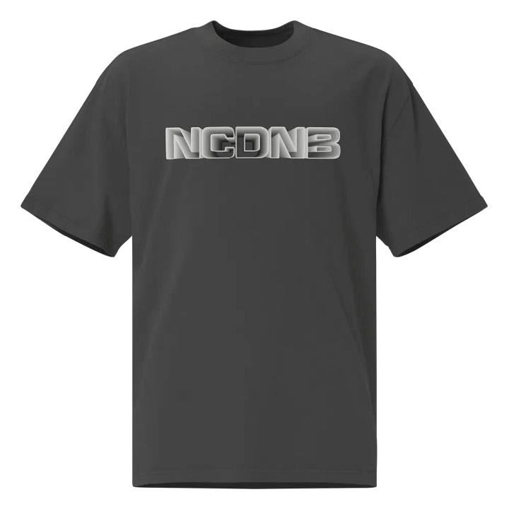 NCDNG Logo Premium Oversized Faded T-Shirt product image (1)