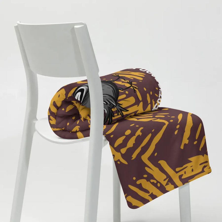 Throw Blanket 🤎 I will focus my energy on what's good for me (127 × 153 cm) product image (8)