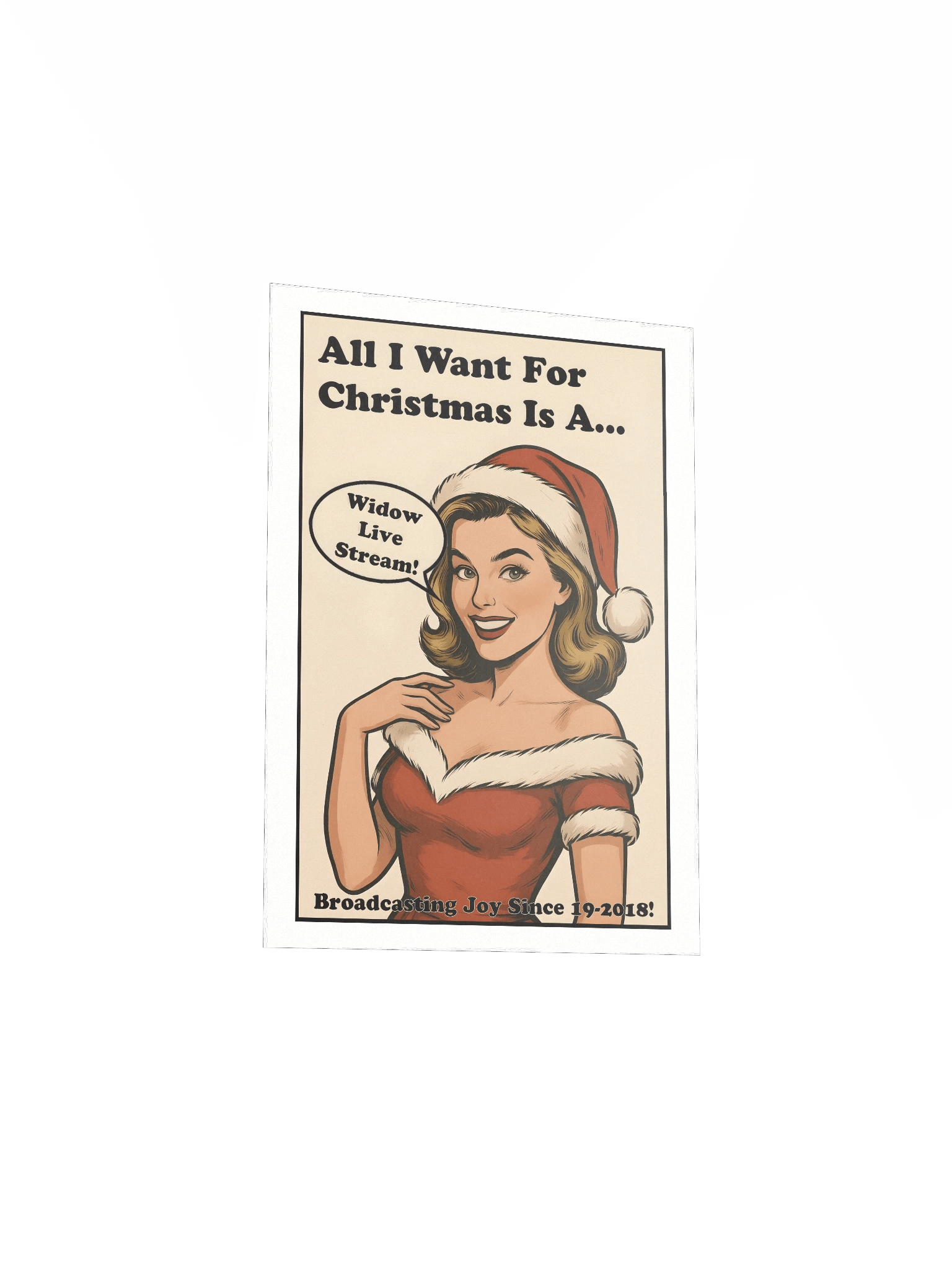 Widow Vintage Christmas Poster product image (19)