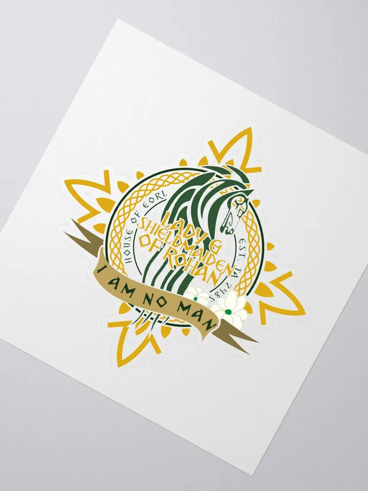 Lady & Shieldmaiden of Rohan Sticker | Éowyn Quote product image (6)