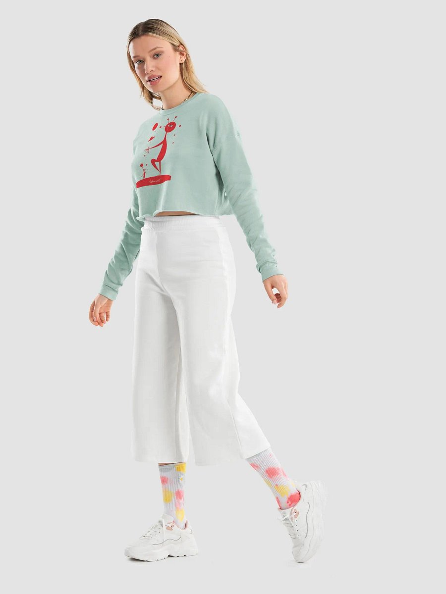 Bella+Canvas Women's Fleece Crop Sweatshirt product image (24)