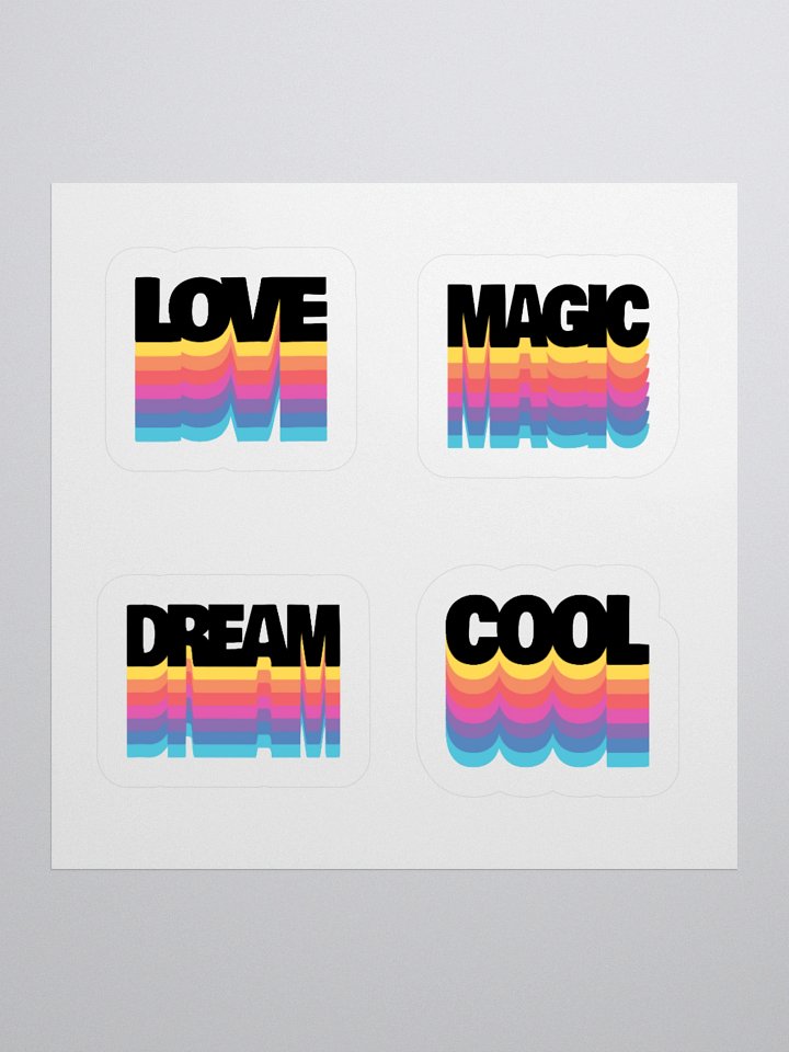 Whimsical Word Sticker Sheet product image (2)
