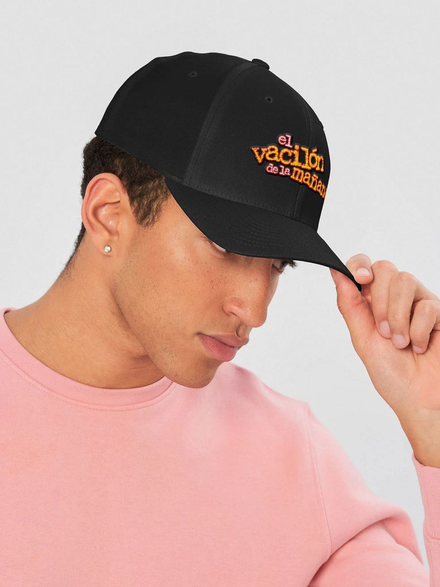 El Vacilón de la Mañana Flexfit Structured Fitted Cap product image (4)