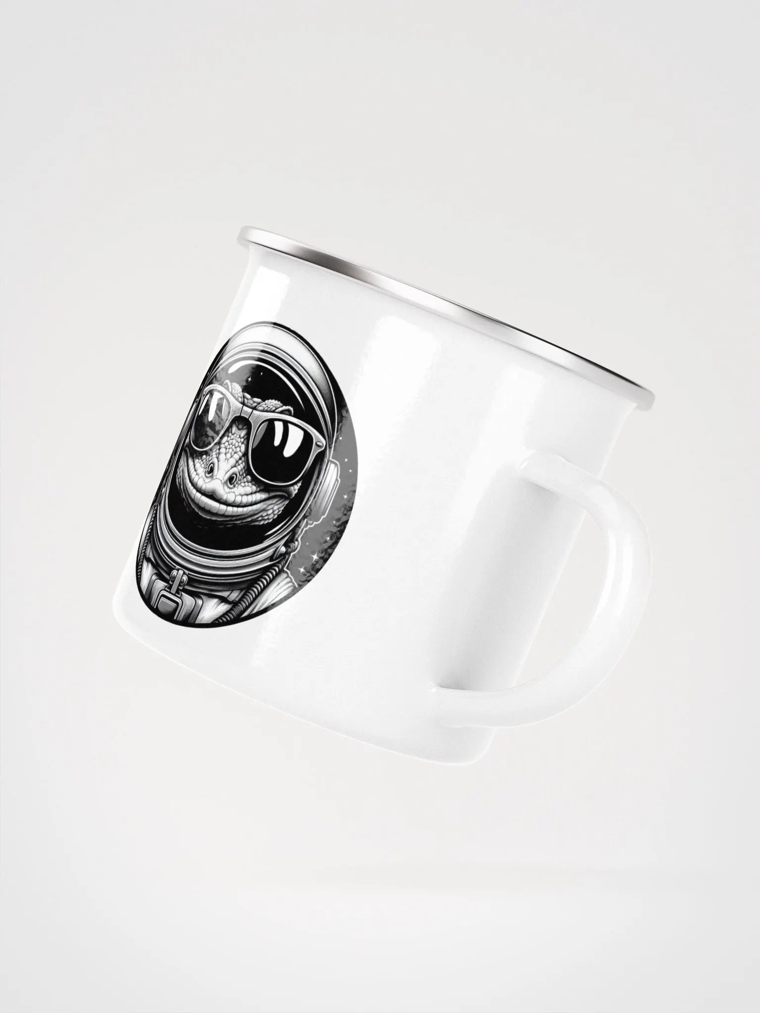Space Gecko Enamel Mug product image (3)