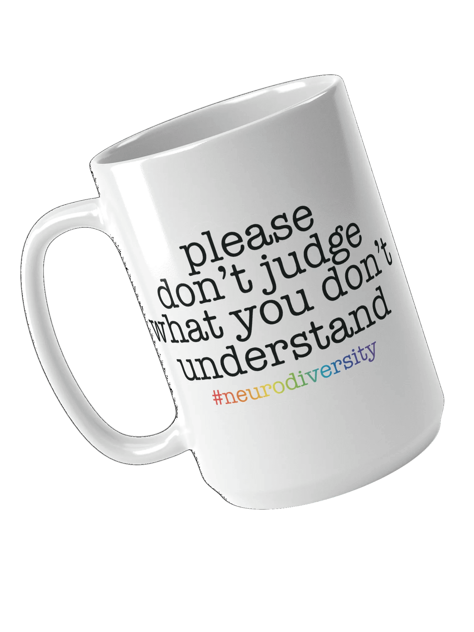 Please Don't Judge Tall Mug product image (3)