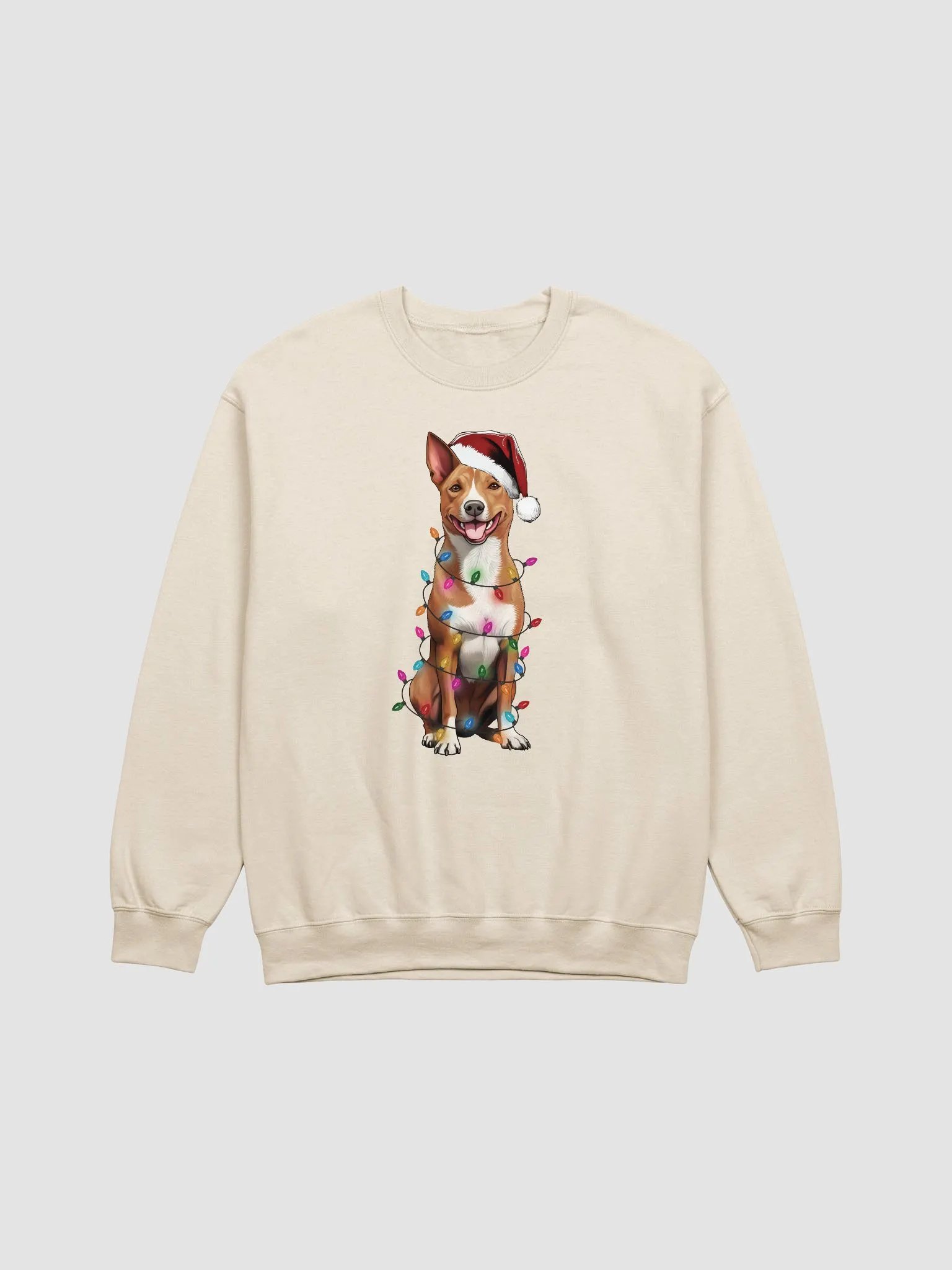 Funny Basenji Christmas Sweatshirt for Basenji Paw-rents product image (18)
