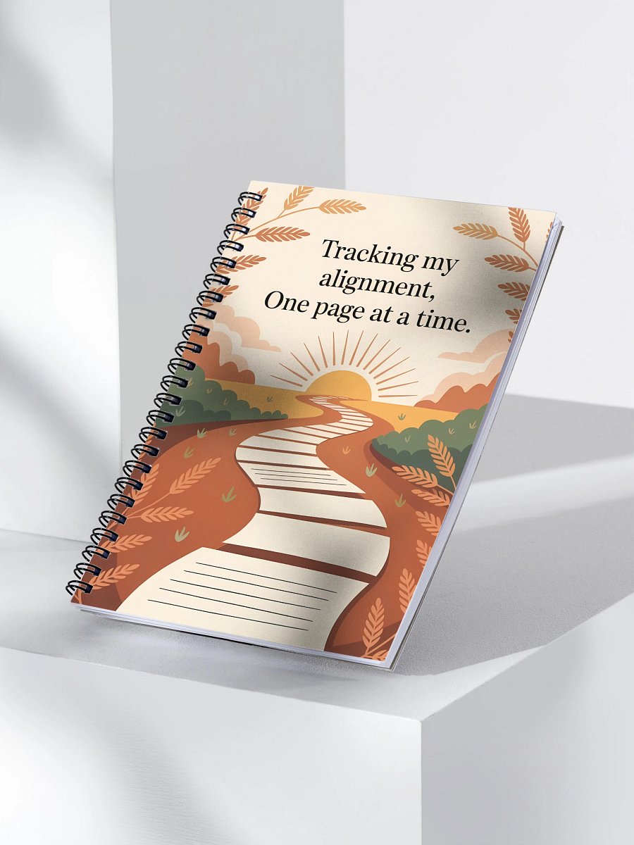Tracking My Alignment Human Design Spiral Notebook product image (3)