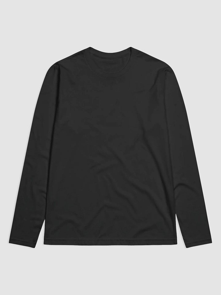 White HApex Gear Black Logo - Premium Fitted Long Sleeve Crew product image (1)