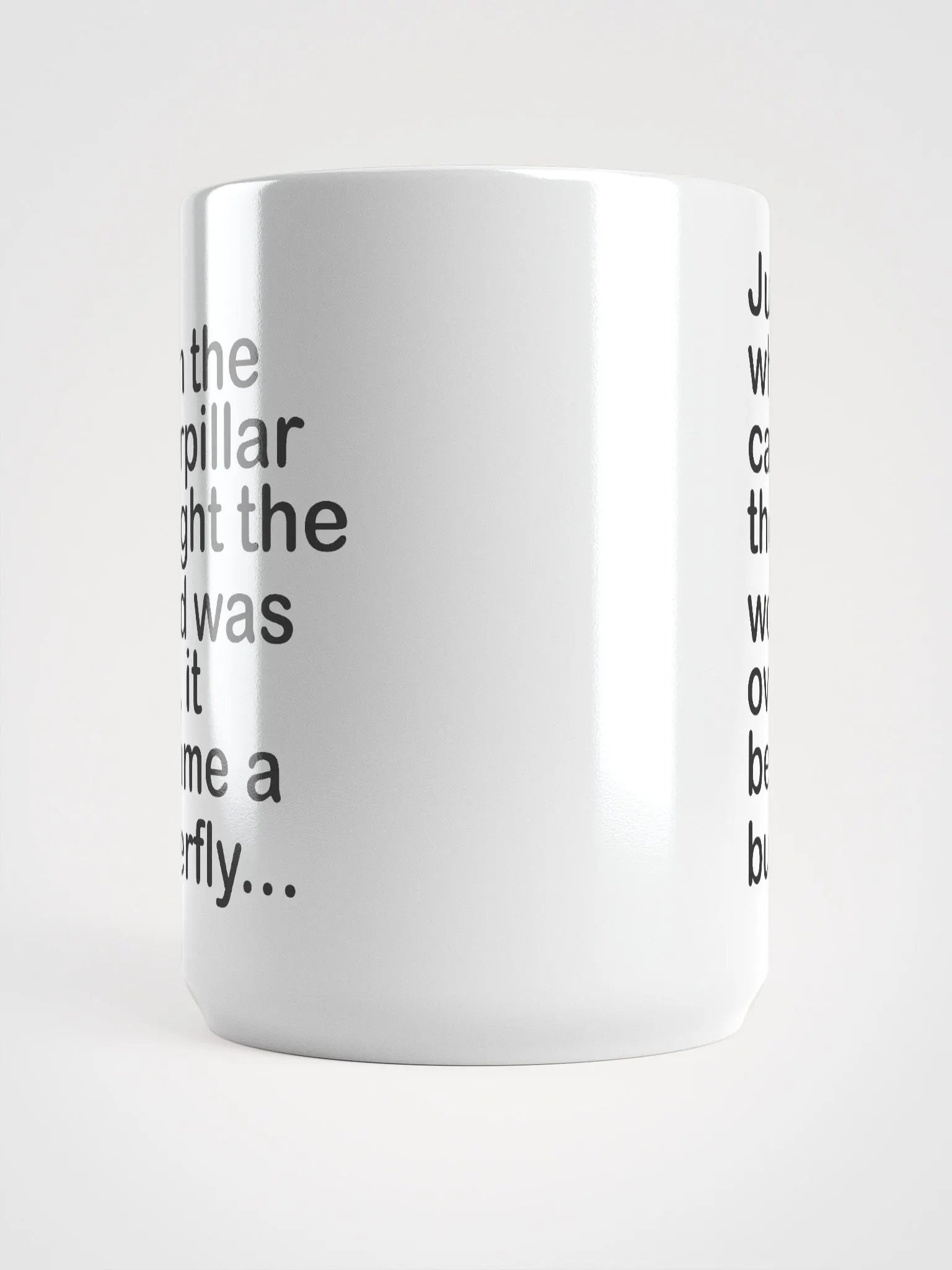 Caterpillar became a butterfly - mug product image (5)