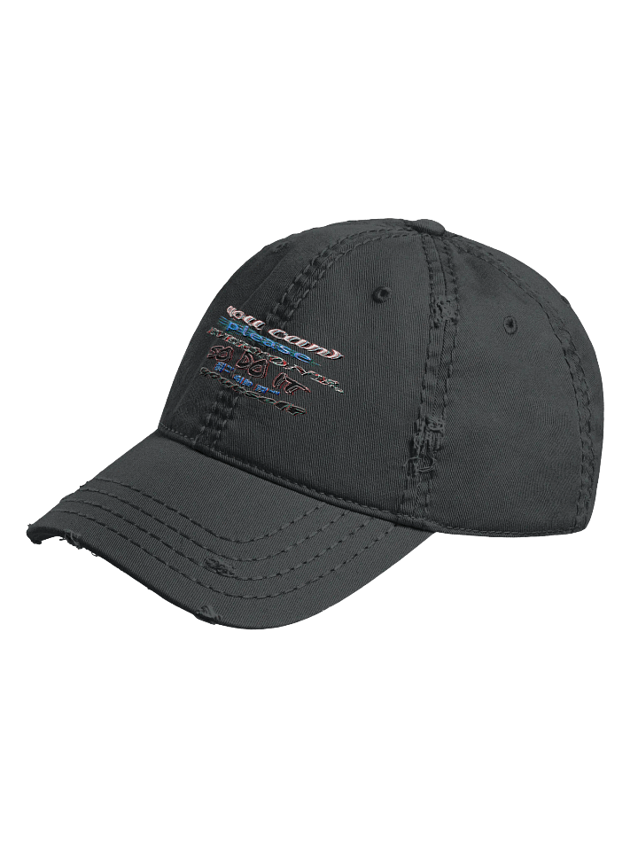 You Cant Please Everyone, So Do It For Yourself - Embroidered - Distressed Dad Hat product image (2)