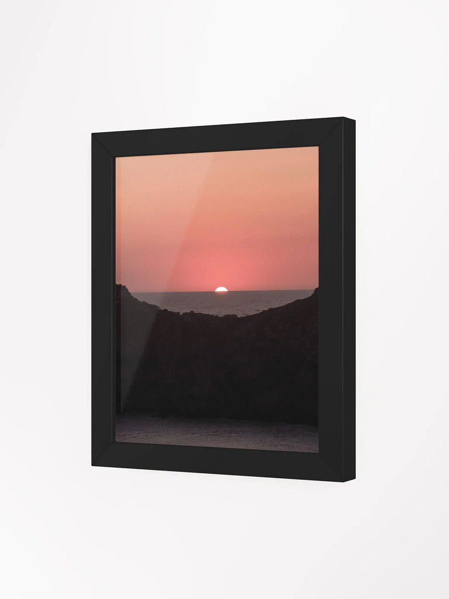 Sardegna Sunset - Framed High-Quality Matte Poster product image (3)