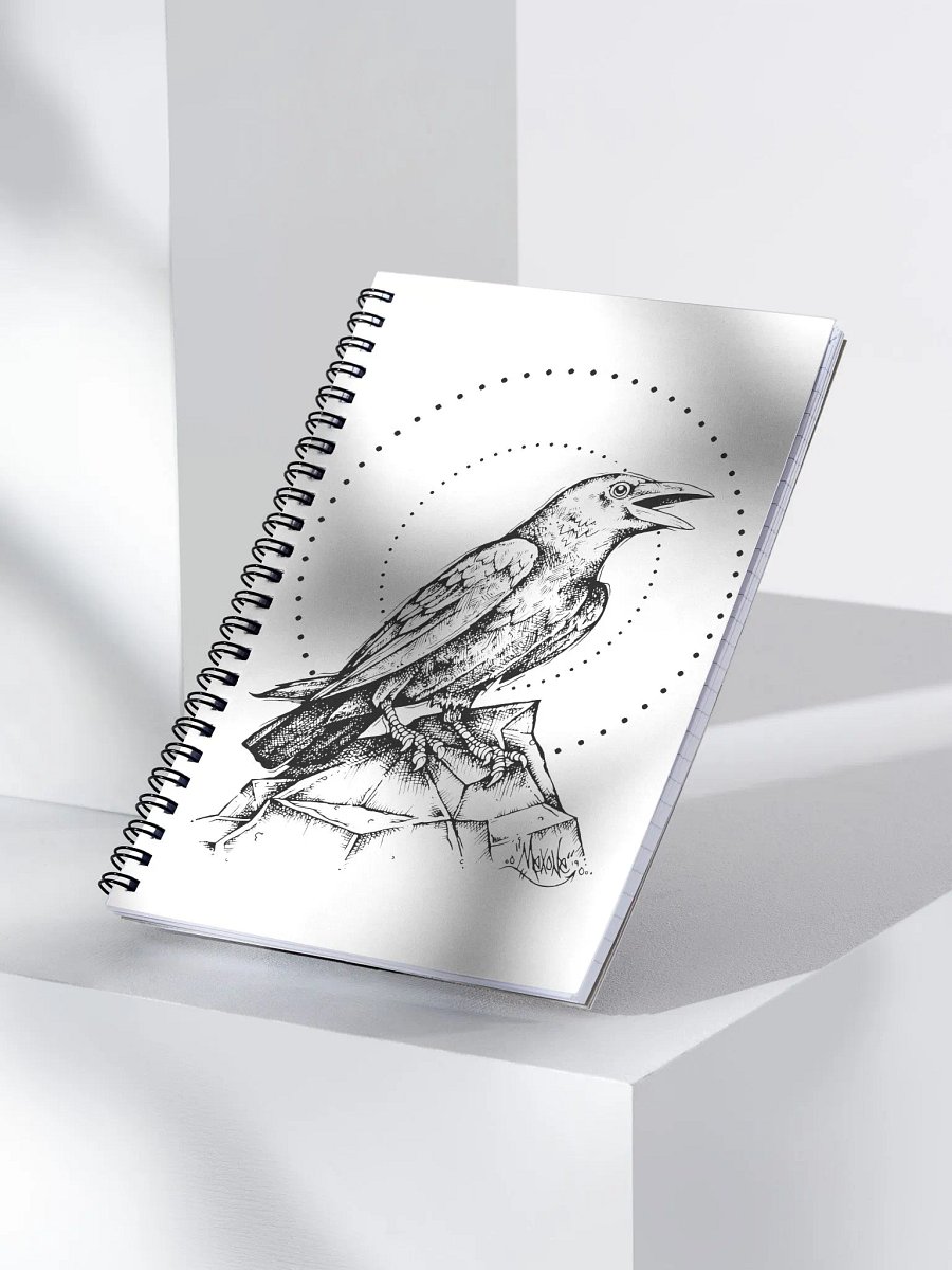 Raven Spiral Notebook product image (3)