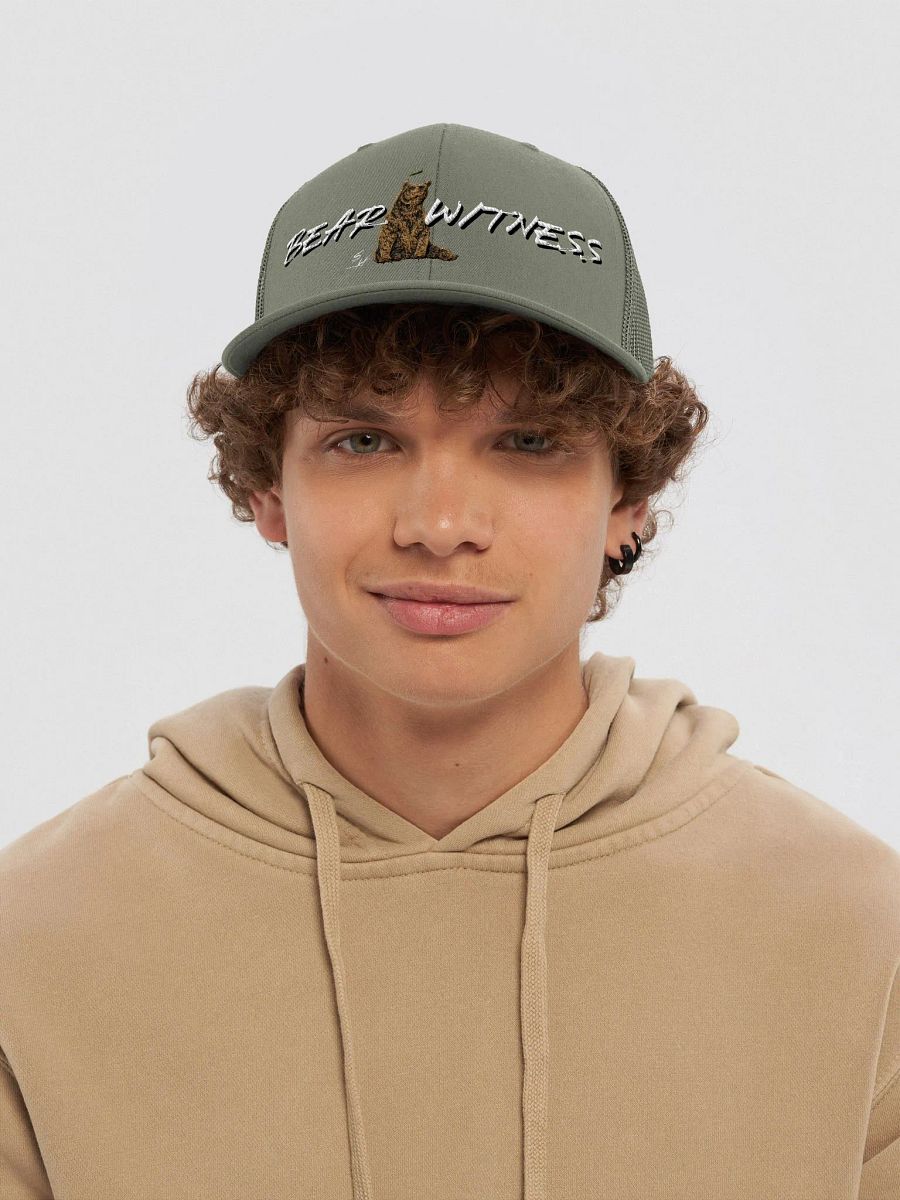 BEAR WITNESS Trucker Hat w/Bear Embroidery product image (5)