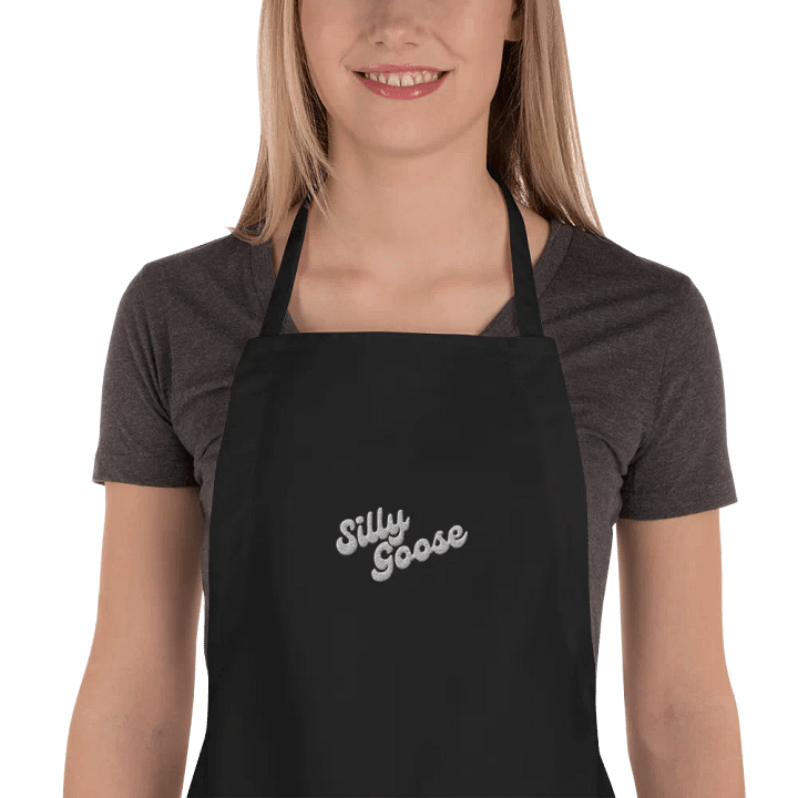 Silly Goose Embroidered Apron product image (1)