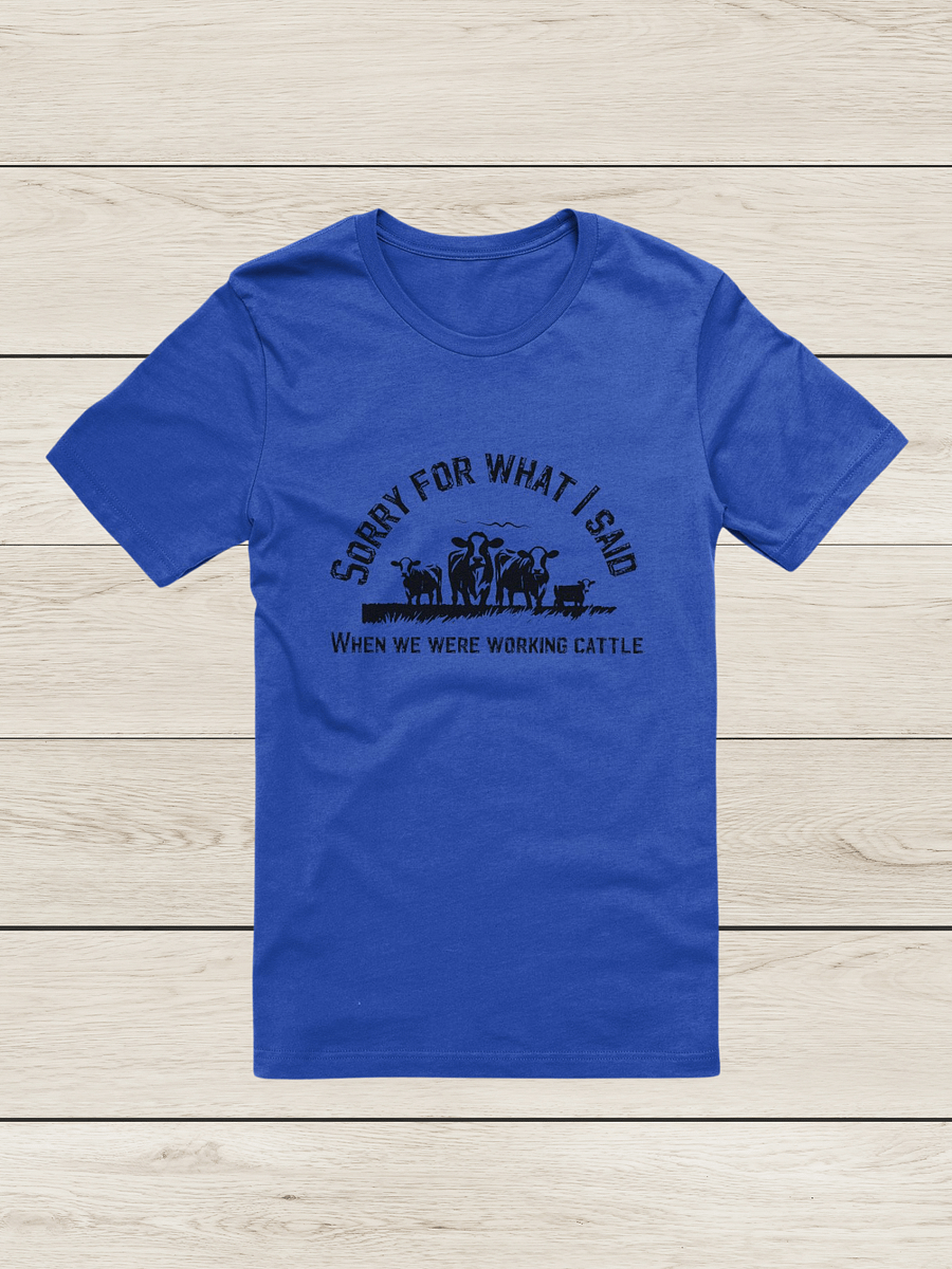 "working cattle" t-shirt product image (9)
