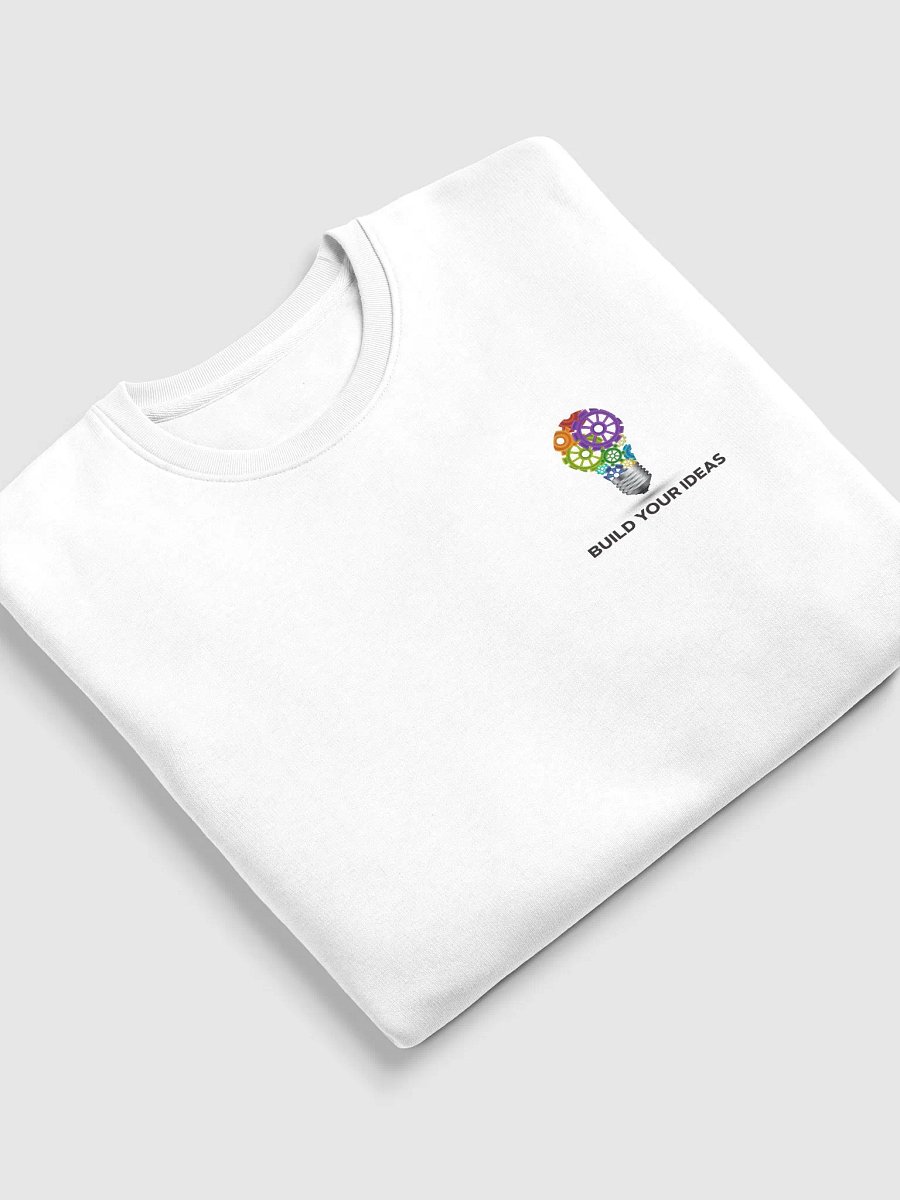 Build Your Ideas Crewneck Sweatshirt Crisp White product image (5)