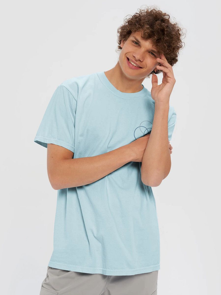 Kalkstein Chiropractic Comfort Colors Blue Logo Tee product image (20)