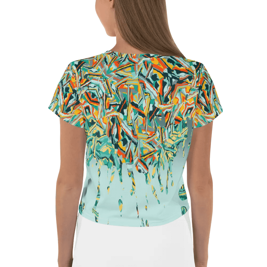 Colorful Destruction | Crop Tee product image (3)