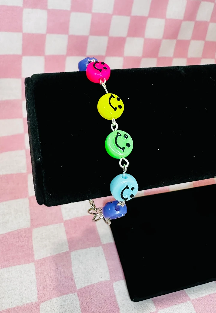 Rainbow Smiley Face Bracelet product image (1)