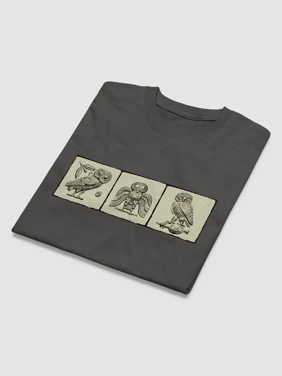 Athenian Owl Authentic Greek Tetradrachm Art 3rd Century BC, T-Shirt product image (6)