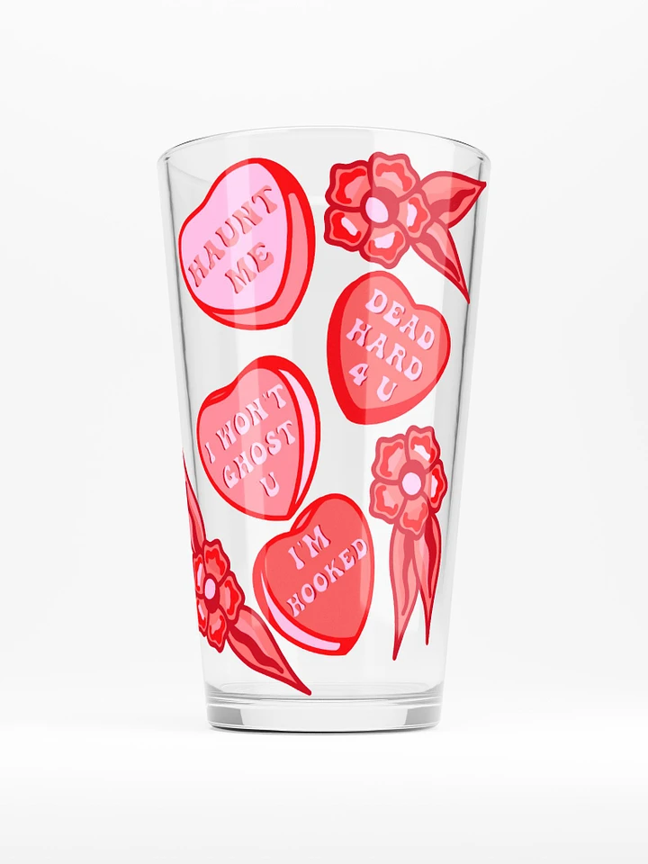 Candy Hearts Pint Glass product image (1)