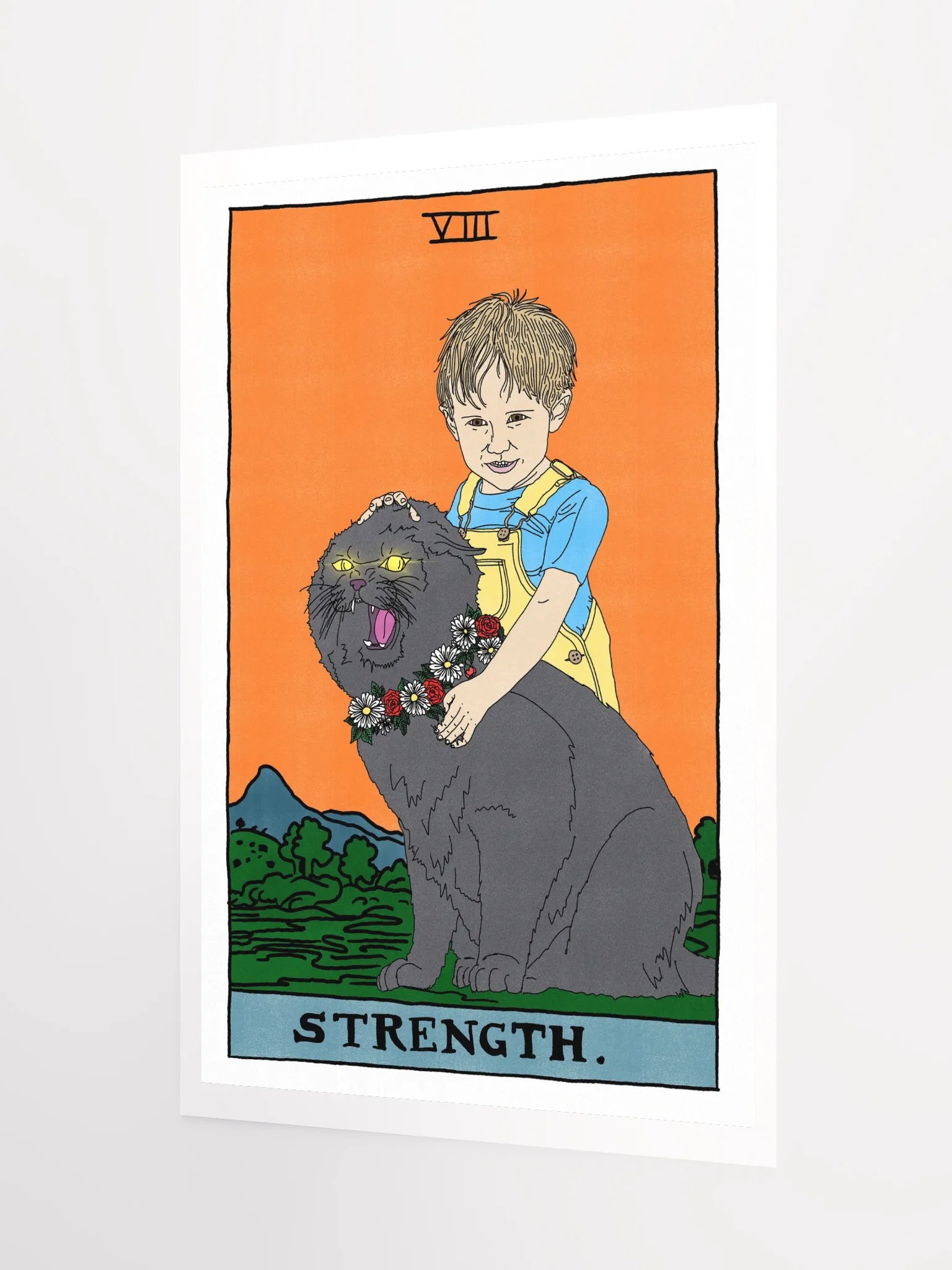 Gage and Church Strength Tarot Card Print product image (3)