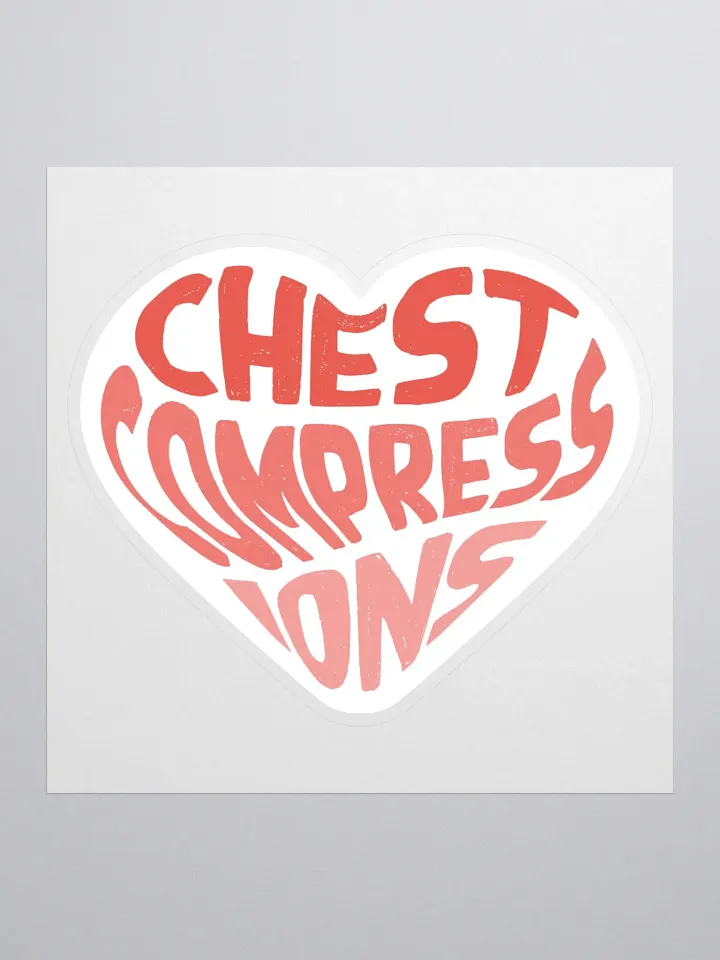 Chest Compressions Sticker product image (9)