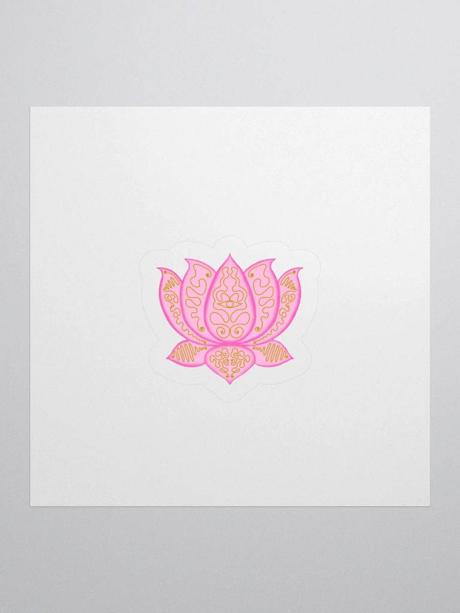 Golden Lotus Kiss Cut Stickers product image (1)