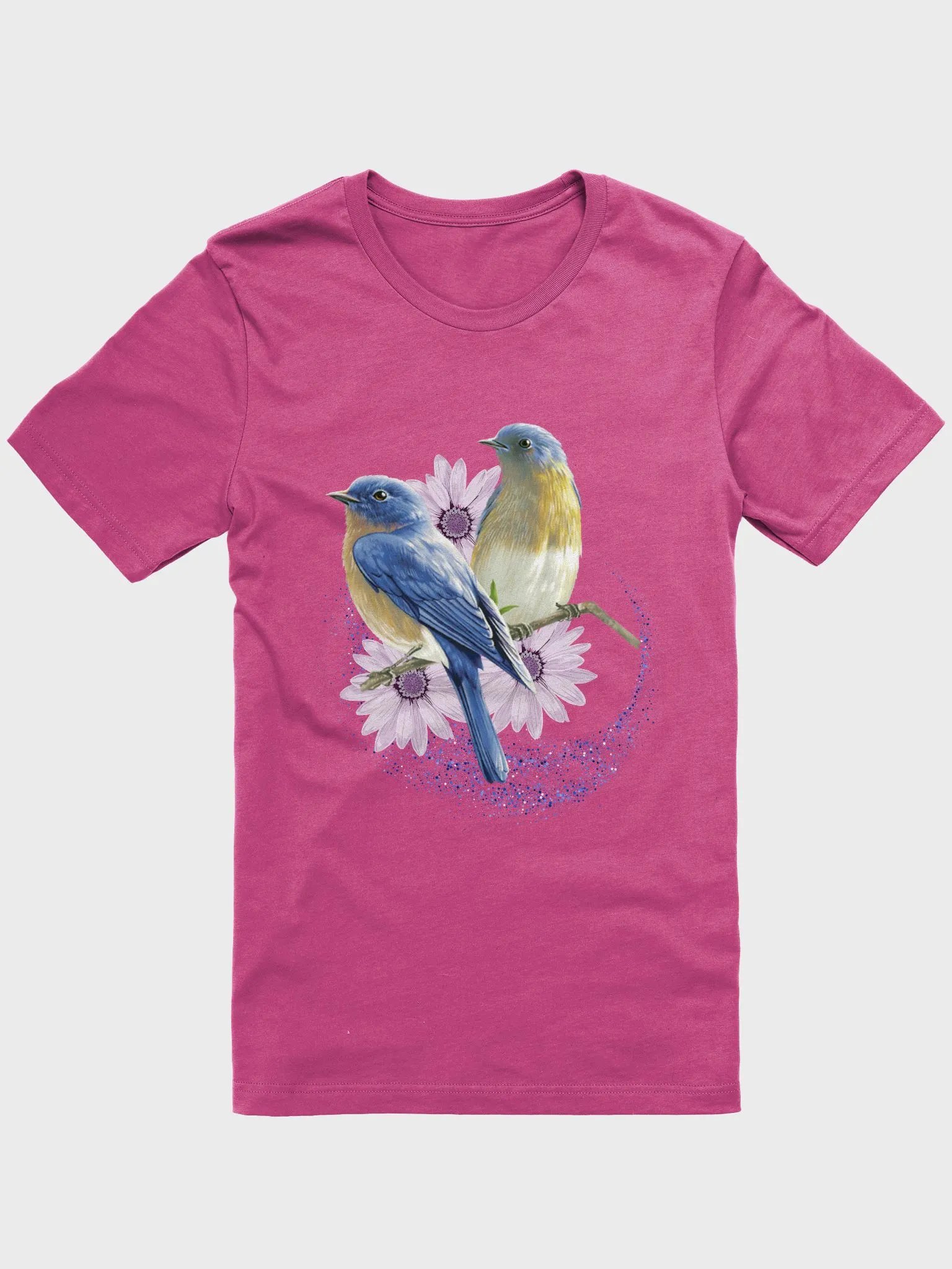Vibrant Birds and Flowers T-Shirt product image (1)