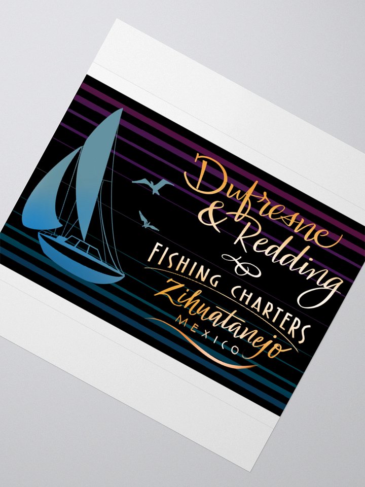 Dufresne Charters Sticker product image (2)