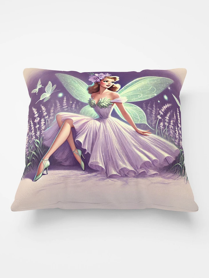 Lavender Fairy in a Meadow Pillow product image (2)