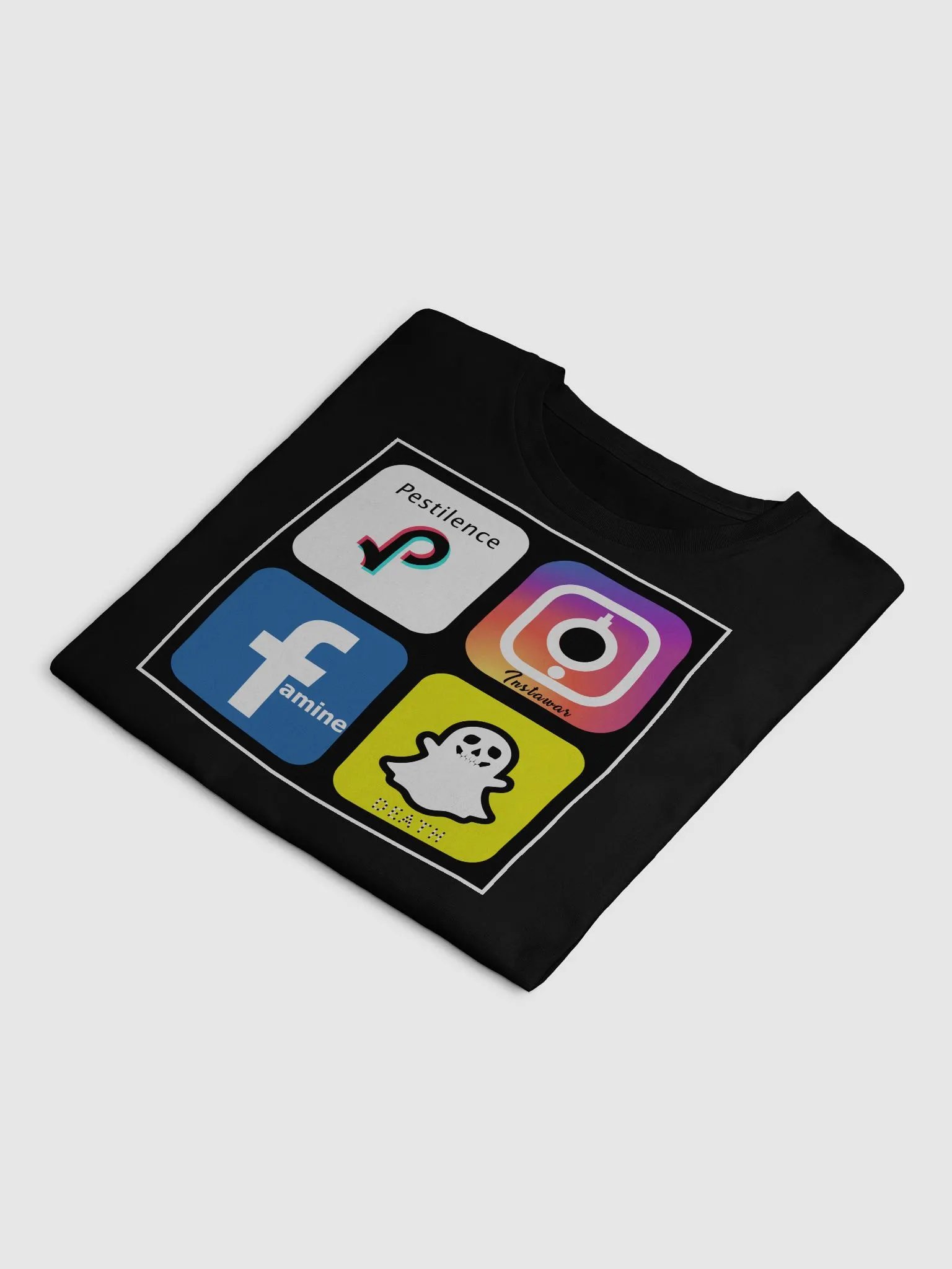 4 Apps of the Apocalypse Crop Top product image (4)