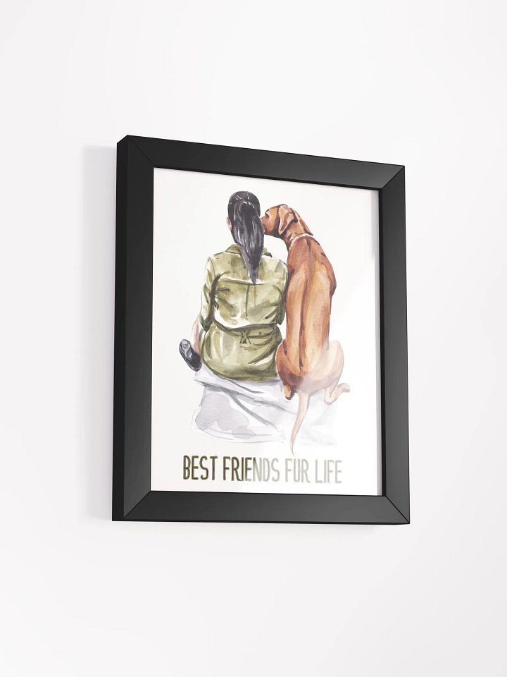 Best Friends Fur Life - Framed Print product image (2)
