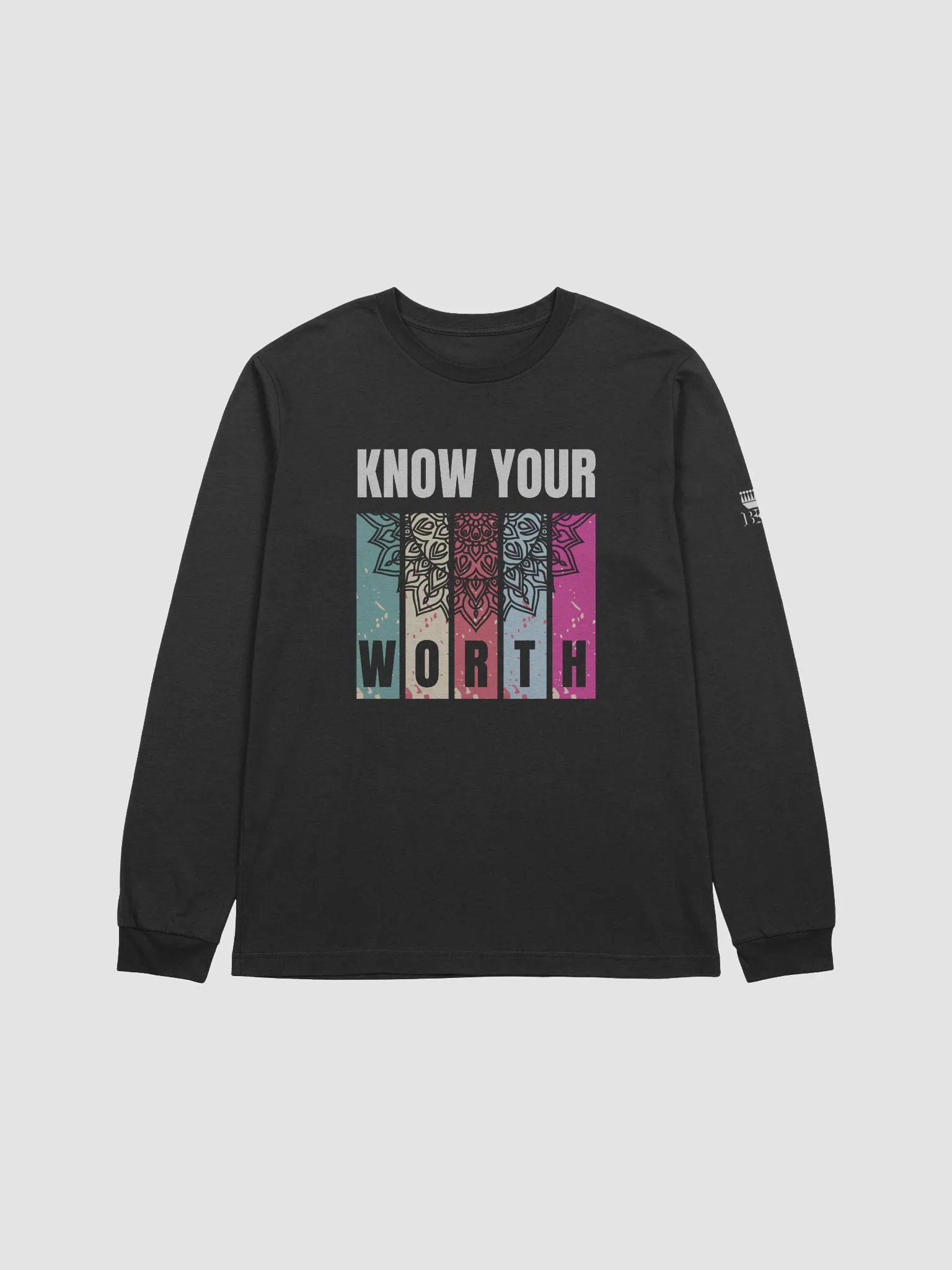 Know your worth Regular Fit Long Sleeve Tee product image (1)