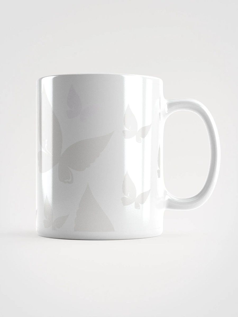 White Butterfly Glossy Mug product image (1)