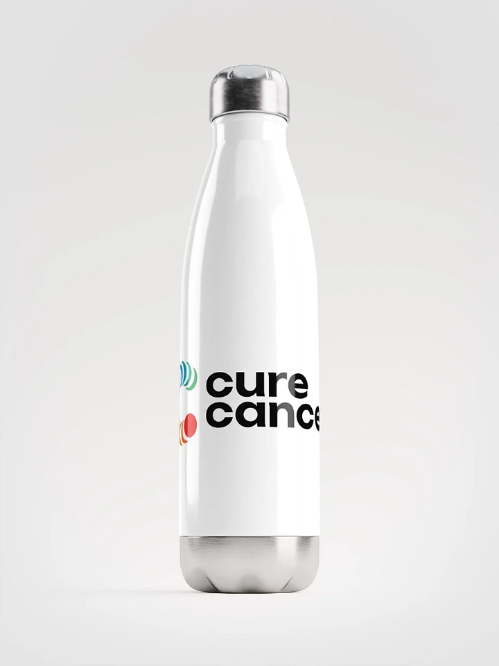 Cure Cancer | Logo Drink Bottle - White product image (1)