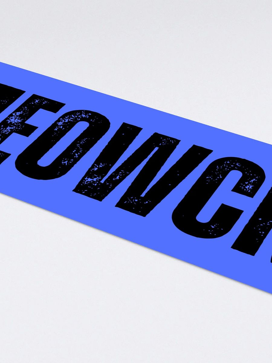 DEMEOWCRACY Blue Bumper Stickers product image (4)