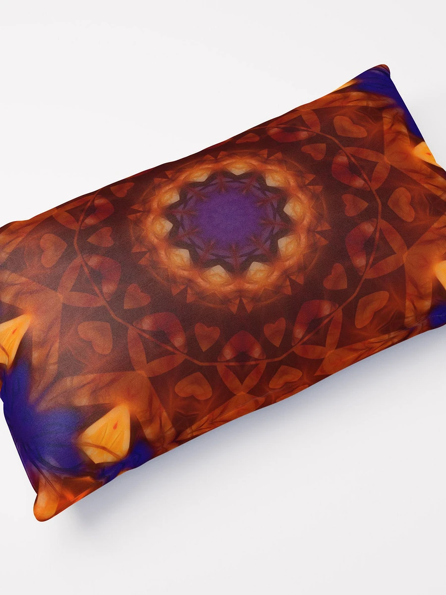 Blue and Orange Kaleidoscope Throw Pillow product image (11)