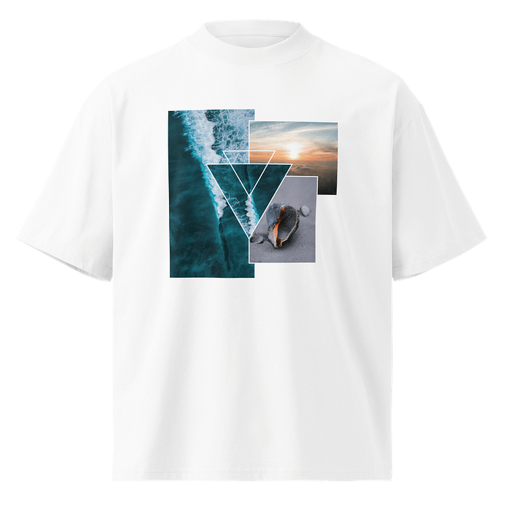“Beach Vibes” Relaxed Fit Oversized Tee product image (1)