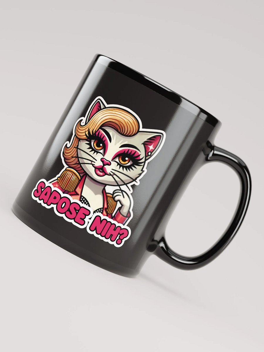 Sapose Nih? Black Glossy Mug product image (4)