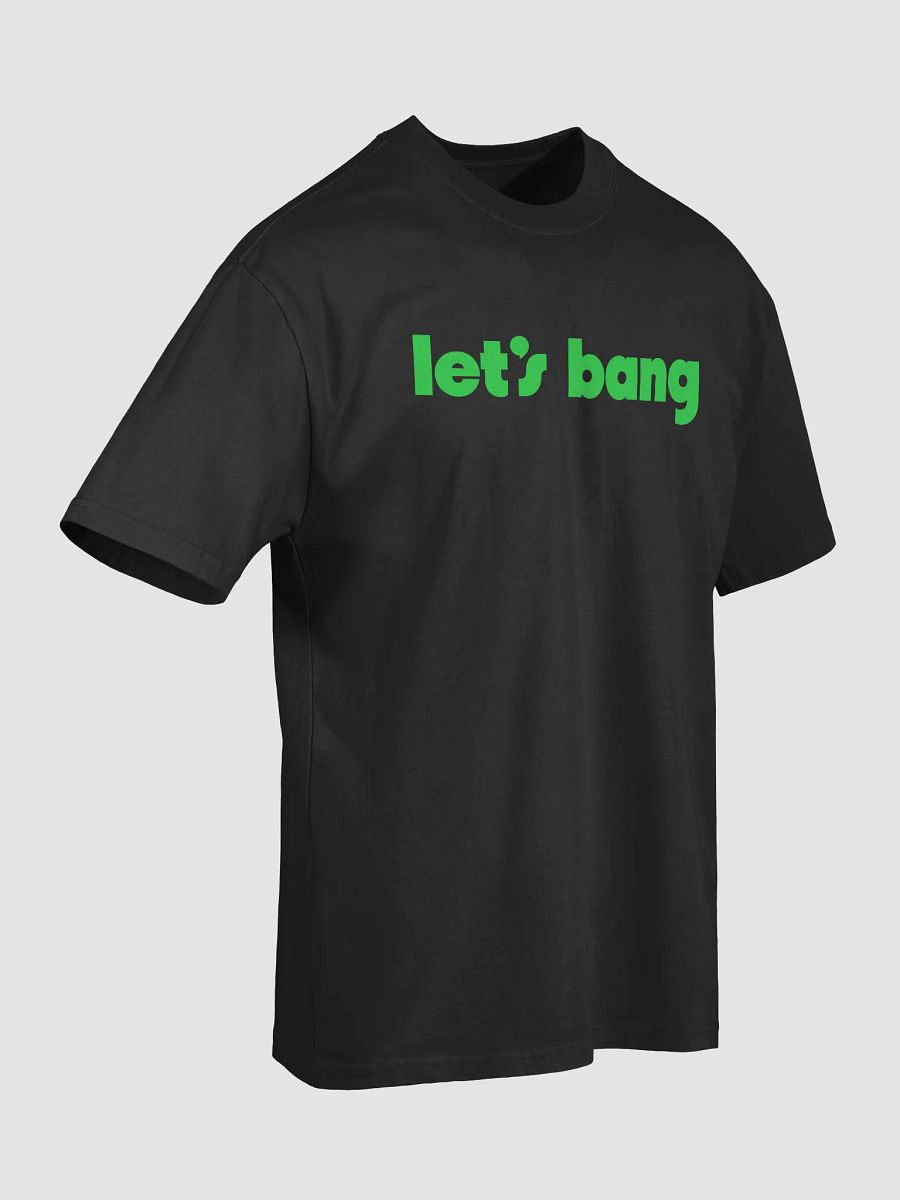let's bang. black/green, oversized tee product image (7)