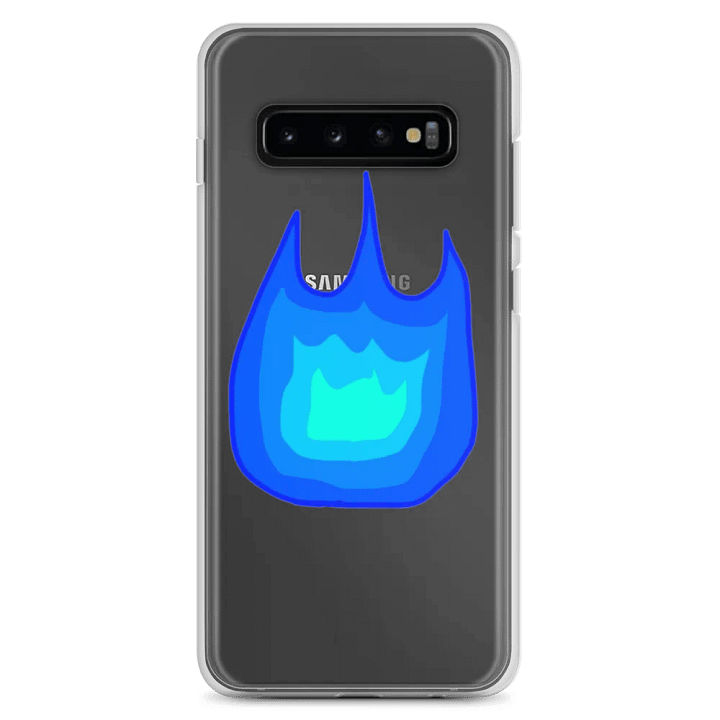 Blue Firey Samsung® Clear Case product image (2)